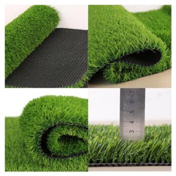 仿真草坪人工草皮人造幼儿园户外塑料地毯绿色装饰垫子墙面假草地 2.